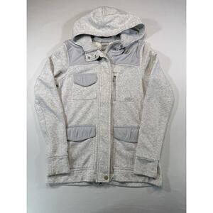 Nike 6.0 Womens Medium Gray Hooded Zip Jacket Snowboarding Utility